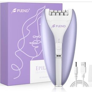 Silent Epilator for Women, 2-Speed Facial & Body Hair Remover, Smooth Glide Tech